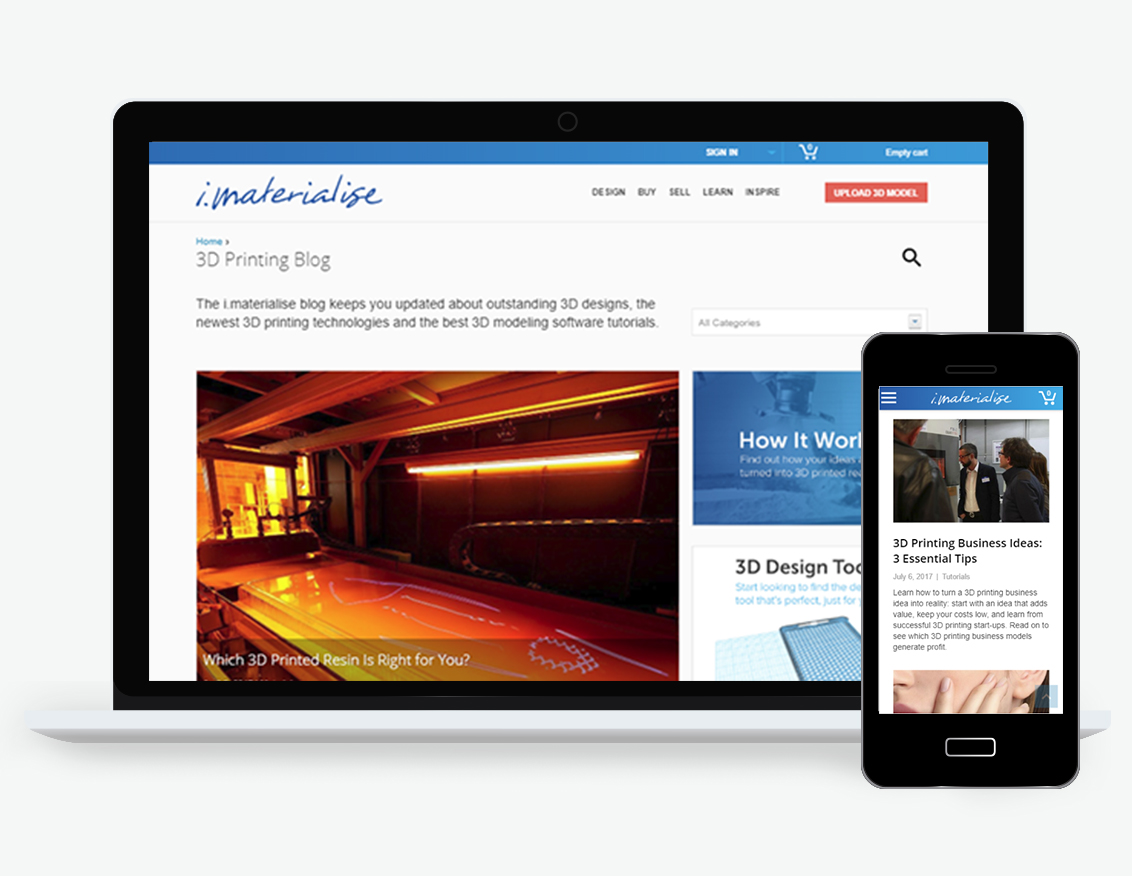 i.materialise Blog Redesign - Case Study